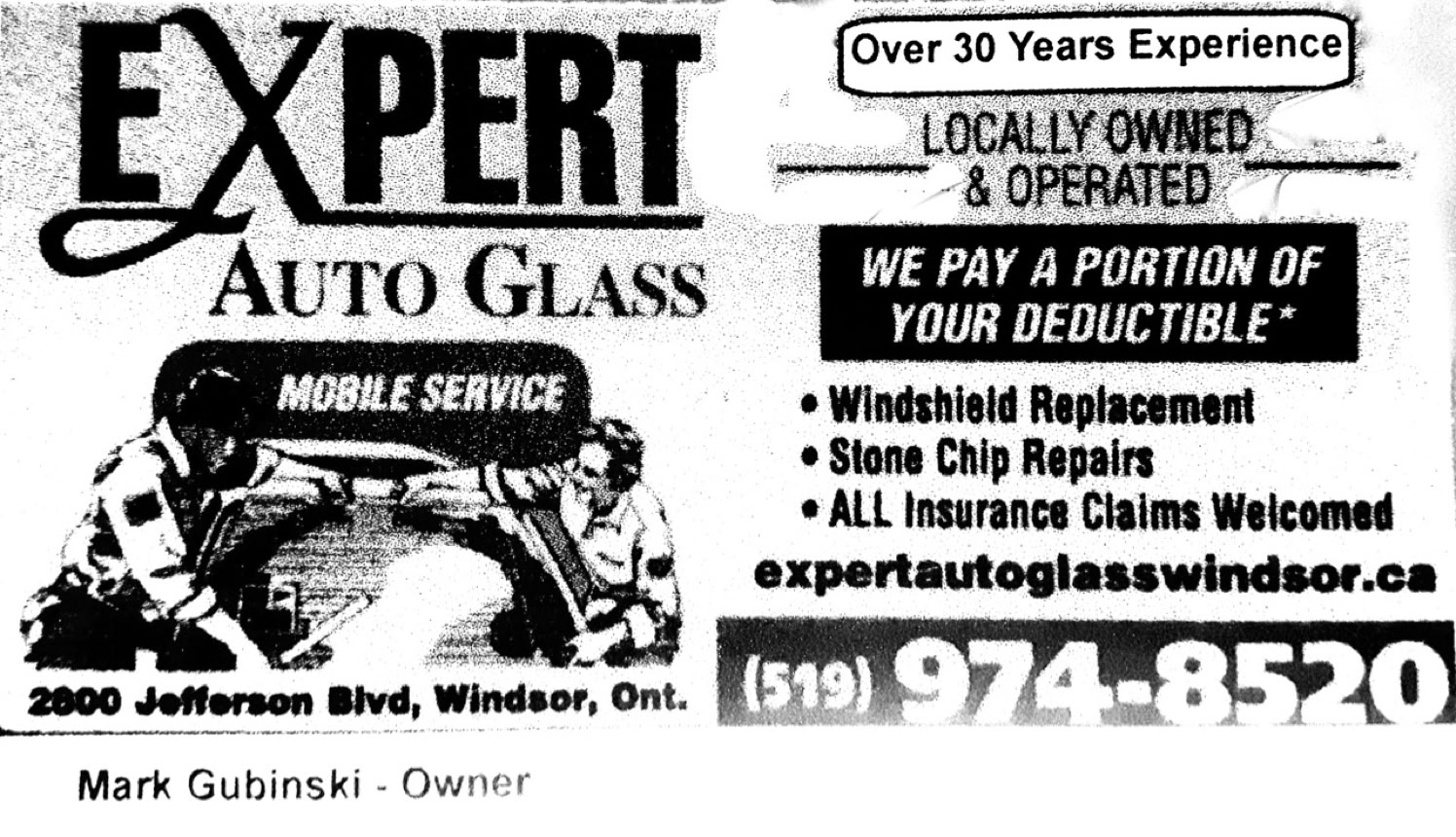 Expert Autoglass - Mark Gubinski